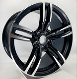 Replica Wheels - B1 Gloss Black Machined Face 19x8.5
