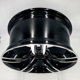 Replica Wheels - B1 Gloss Black Machined Face 19x9.5