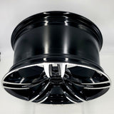 Replica Wheels - B1 Gloss Black Machined Face 19x8.5