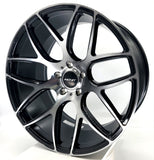 Inovit Wheels - Thrust Black Machined Dark Tint Face 20x8.5