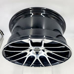 Inovit Wheels - 098 Gloss Black Machined Face 20x8.5