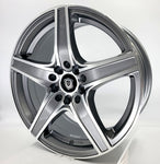 G-Line Luxury Wheels - G5084 Gunmetal Machined Face 16x7