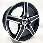 G-Line Luxury Wheels - G5084 Satin Black Machined Face 16x7