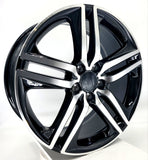 Replica Wheels - PH01 Gloss Black Machined Face 18x8