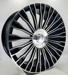 Replica Wheels - PM05 Gloss Black Machined Face 22x9