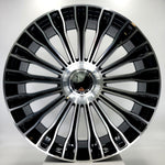 Replica Wheels - PM05 Gloss Black Machined Face 22x10.5