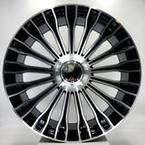 Replica Wheels - PM05 Gloss Black Machined Face 22x10.5