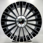 Replica Wheels - PM05 Gloss Black Machined Face 22x9