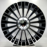 Replica Wheels - PM05 Gloss Black Machined Face 22x9