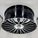 Replica Wheels - PM05 Gloss Black Machined Face 22x9
