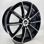 DRW Wheels - D16 Gloss Black Machined Face 17x7