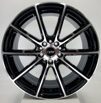 DRW Wheels - D16 Gloss Black Machined Face 17x7