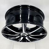 DRW Wheels - D18 Gloss Black Machined Face 17x7