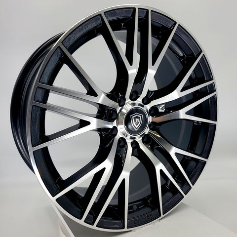 White Diamond Luxury Wheels - W3267 Gloss Black Machined face 17x7.5