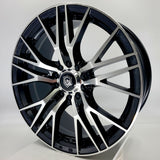 White Diamond Luxury Wheels - W3267 Gloss Black Machined face 17x7.5