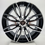 G-Line Luxury Wheels - G1017 Gloss Black Machined Face 17x7.5