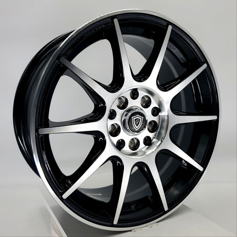 G-Line Luxury Wheels - G1040 Gloss Black Machined Face 16x7