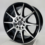 G-Line Luxury Wheels - G1040 Gloss Black Machined Face 16x7
