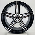 G-Line Luxury Wheels - G5086 Gloss Black Machined Face 18x8