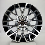 G-Line Luxury Wheels - G1019 Gloss Black Machined Face 17x7