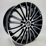 G-Line Luxury Wheels - G0078 Gloss Black Machined Face 17x7
