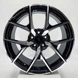 Replica Wheels - RM51 Gloss Black Machined Face 18x8