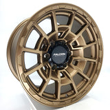 Falcon Wheels - T4 Matte Bronze 17x9