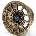 Falcon Wheels - T4 Matte Bronze 17x9