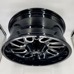 Luxxx Wheels - HD18 Gloss Black Milled 22x10