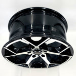 Luxxx Wheels - Venom 37 Gloss Black Machined Face 17x8