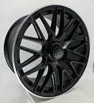 Replica Wheels - PM08 Matte Black Machined Tip 19x9.5