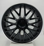 Replica Wheels - PM08 Matte Black Machined Tip 19x8.5