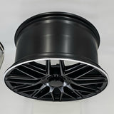 Replica Wheels - PM08 Matte Black Machined Tip 19x8.5