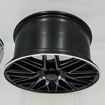 Replica Wheels - PM08 Matte Black Machined Tip 19x9.5