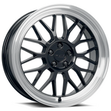 Katana Wheels - KR06 Gloss Black Machined Lip 18x8