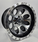 Full Throttle - FT5096 Gloss Black Machined Face 15x10