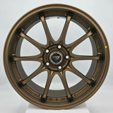 VLF Wheels - VLF09 FlowForm Satin Bronze 18x8