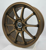 VLF Wheels - VLF09 FlowForm Satin Bronze 18x8