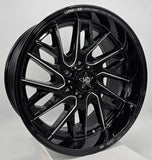 Luxxx Wheels - HD29 Gloss Black Milled 20x10