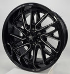 Luxxx Wheels - HD29 Gloss Black Milled 20x10