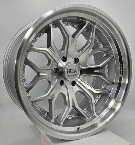 Luxxx Wheels - HDPRO5 Silver Machined Face And Lip 20x11