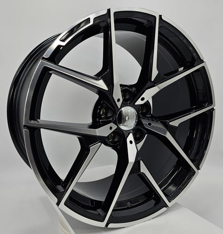 Replica Wheels - ZT813 Gloss Black Machined Face 18x9.5