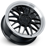 Katana Wheels - KR06 Gloss Black Machined Lip 18x8