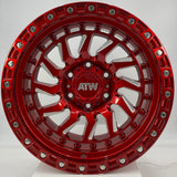 ATW Wheels - CULEBRA Candy Red Milled 20x10
