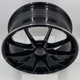 VLF Wheels - ULF20 Flowform Black Machined Tip 18x8