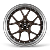 MFlow Racing Wheels - MFL1 FlowForm Matte Bronze Machined Lip 19x8.5