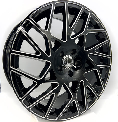 Luxxx Wheels - LUX38 Gloss Black 20x8.5