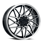 Katana Wheels - KR09 Gloss Black Machined Face 18x8