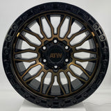 ATW Wheels - NILE Satin Black Polished Bronze 20x10