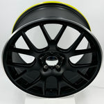 Starcarrun Wheels - 2502-1 Flow Formed Satin Black Machined Tip 18x8.5